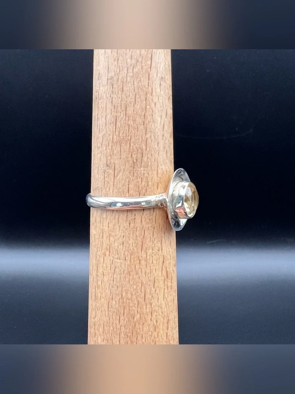 Sterling Silver Citrine Ring